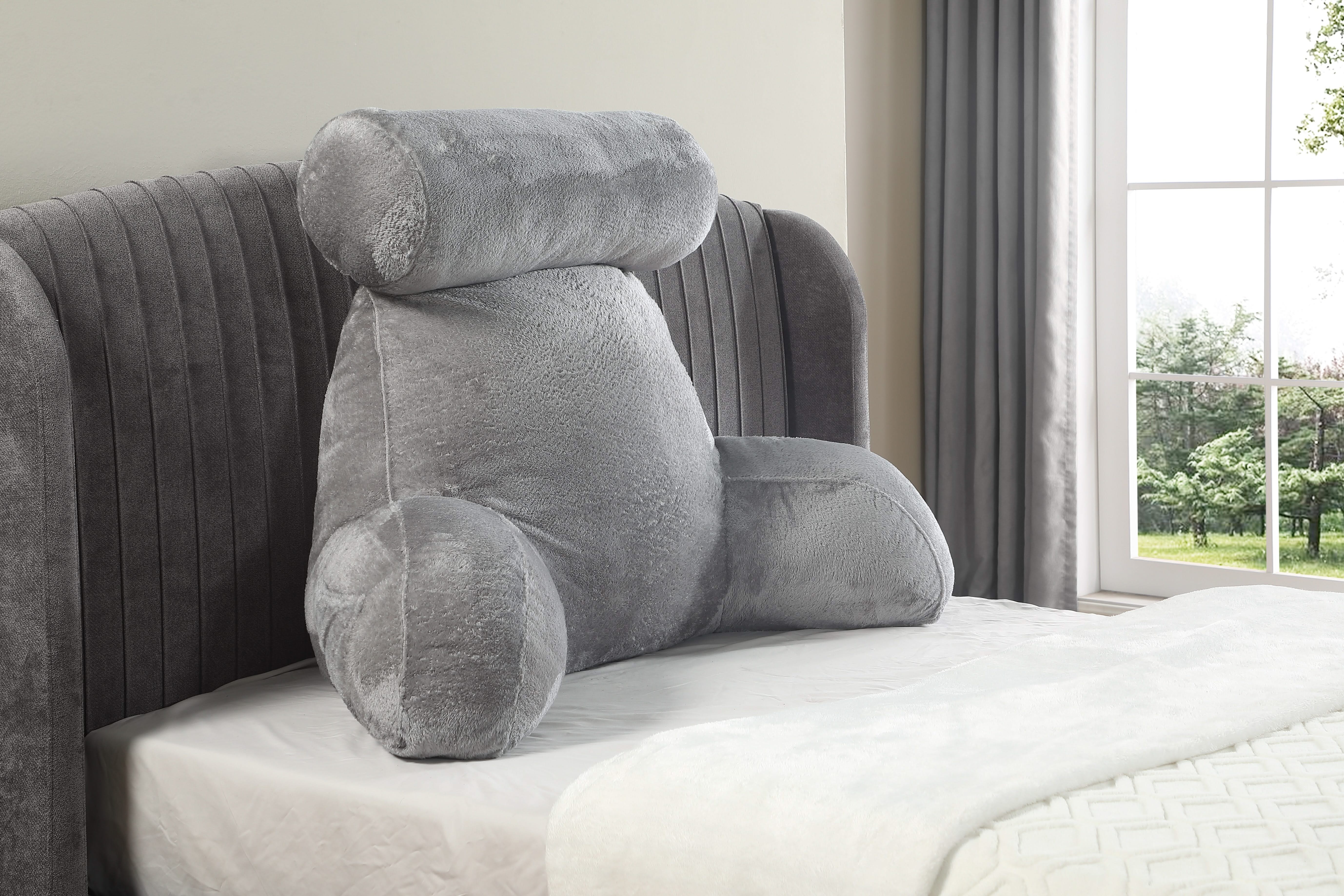BedPal XL Bed Chair Fluffy-Grey