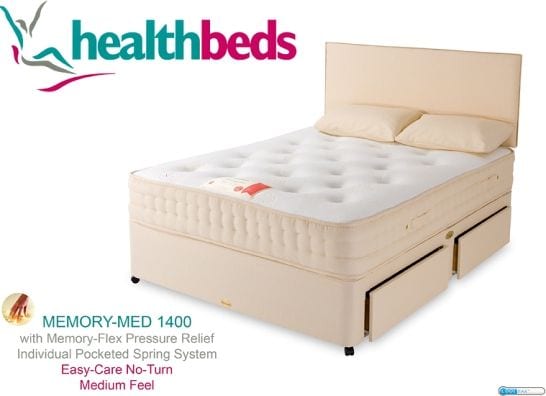 Health Beds Memory Med 1400 Mattress