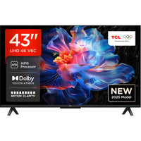 TCL 43" 4K Ultra HD DLED HDR Google Smart TV