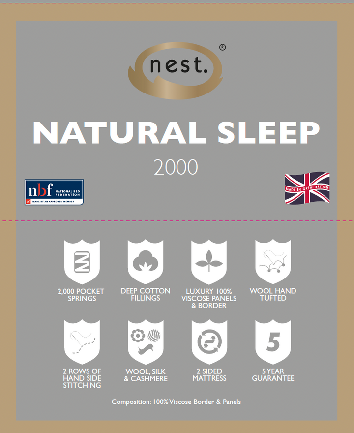 Nest Natural Ortho 2000 Mattress