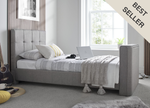 Alpha Manual Single TV Bed In Grey
