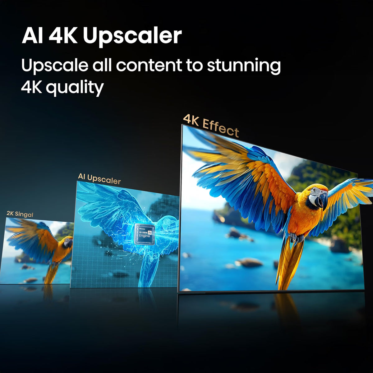 Hisense 43" 4K Ultra HD AI Smart TV