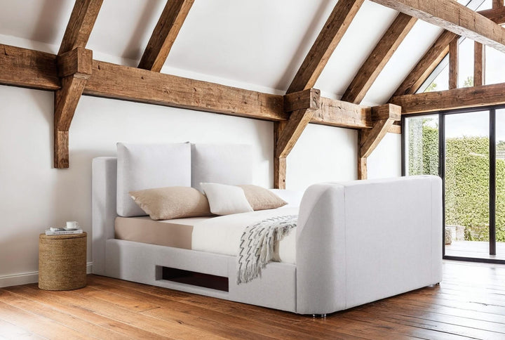 Khush Ottoman TV Bed in Cream with £700 OFF!