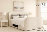 Monarch True Sound 5.1 Ottoman TV Bed in Soft Cream