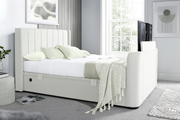 Atom II Ottoman TV Bed in Luxury Cream