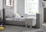 Alpha Manual Single TV Bed In Grey