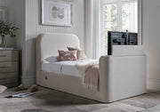 Arla Ottoman Single TV Bed in Luxury Cream