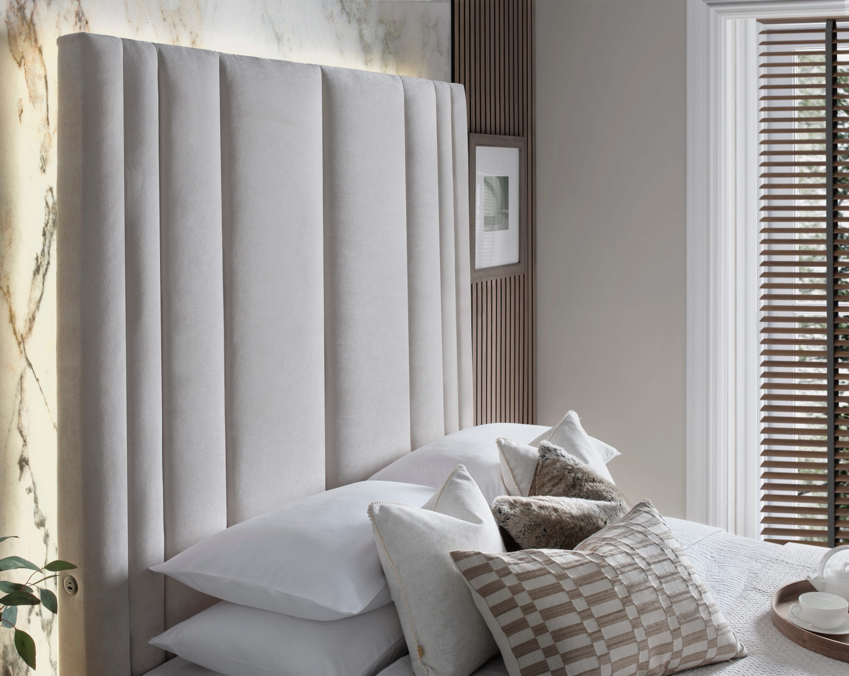 Salisbury Ottoman TV Bed in Soft Cream