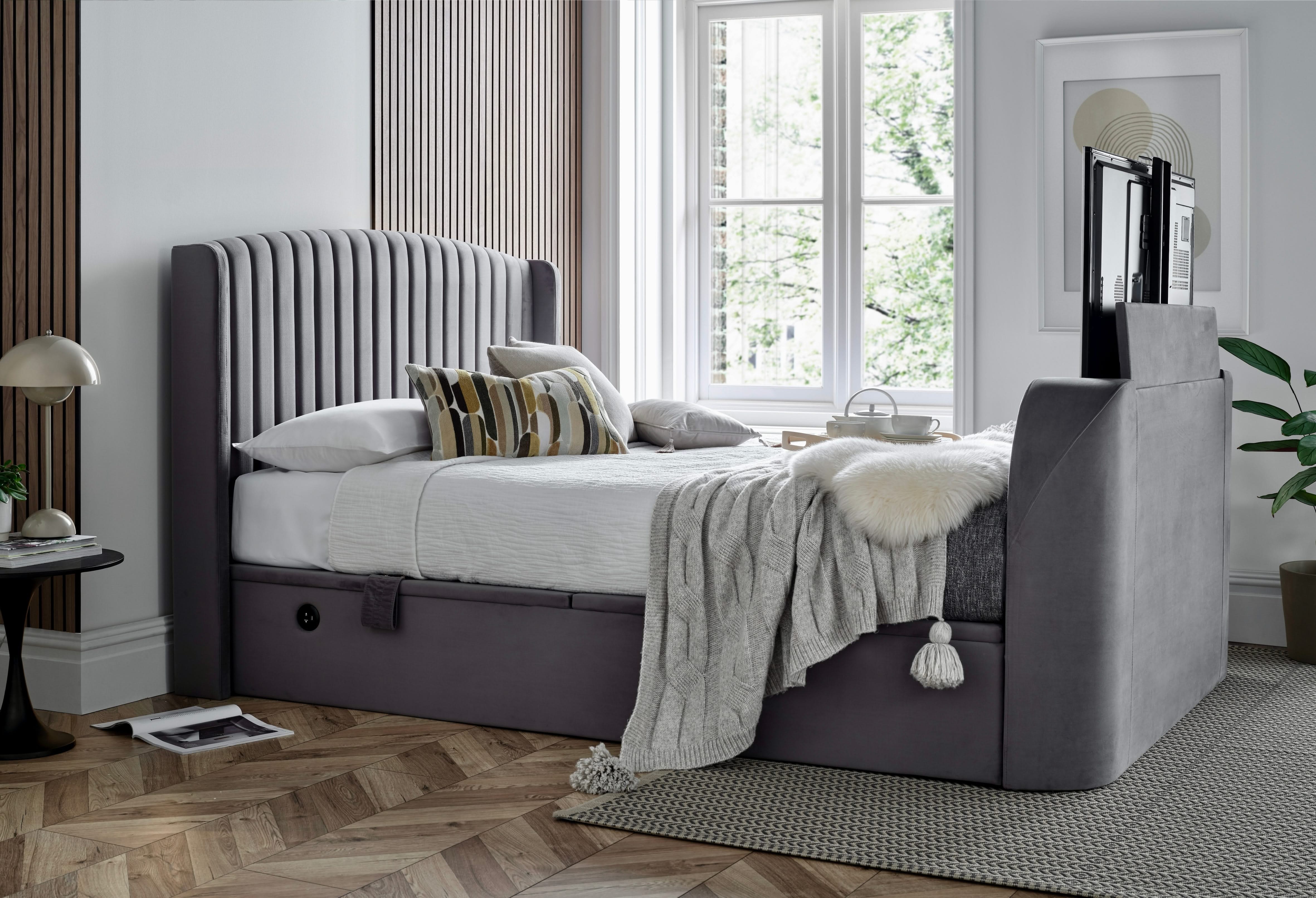 Tv ottoman box sales
