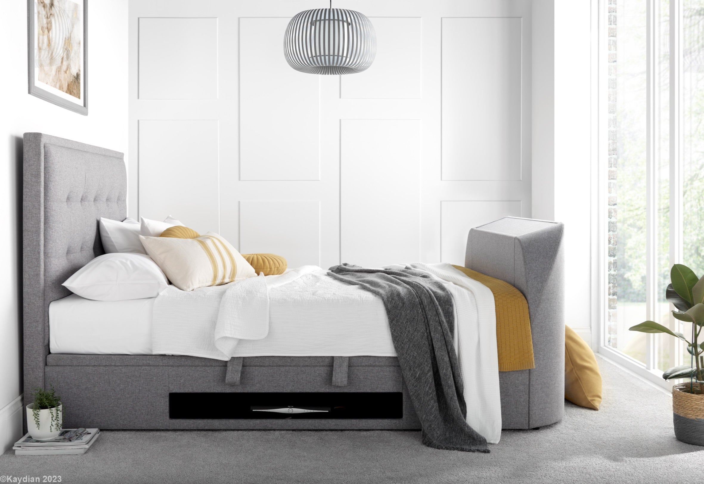 Falmer TV Bed Grey