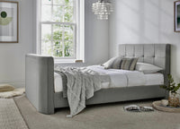 Alpha Manual TV Bed In Grey - KING - SPECIAL PRICE