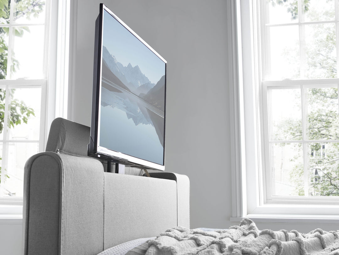 Alpha TV Bed In Grey - 43" TV Capacity with USB Charging