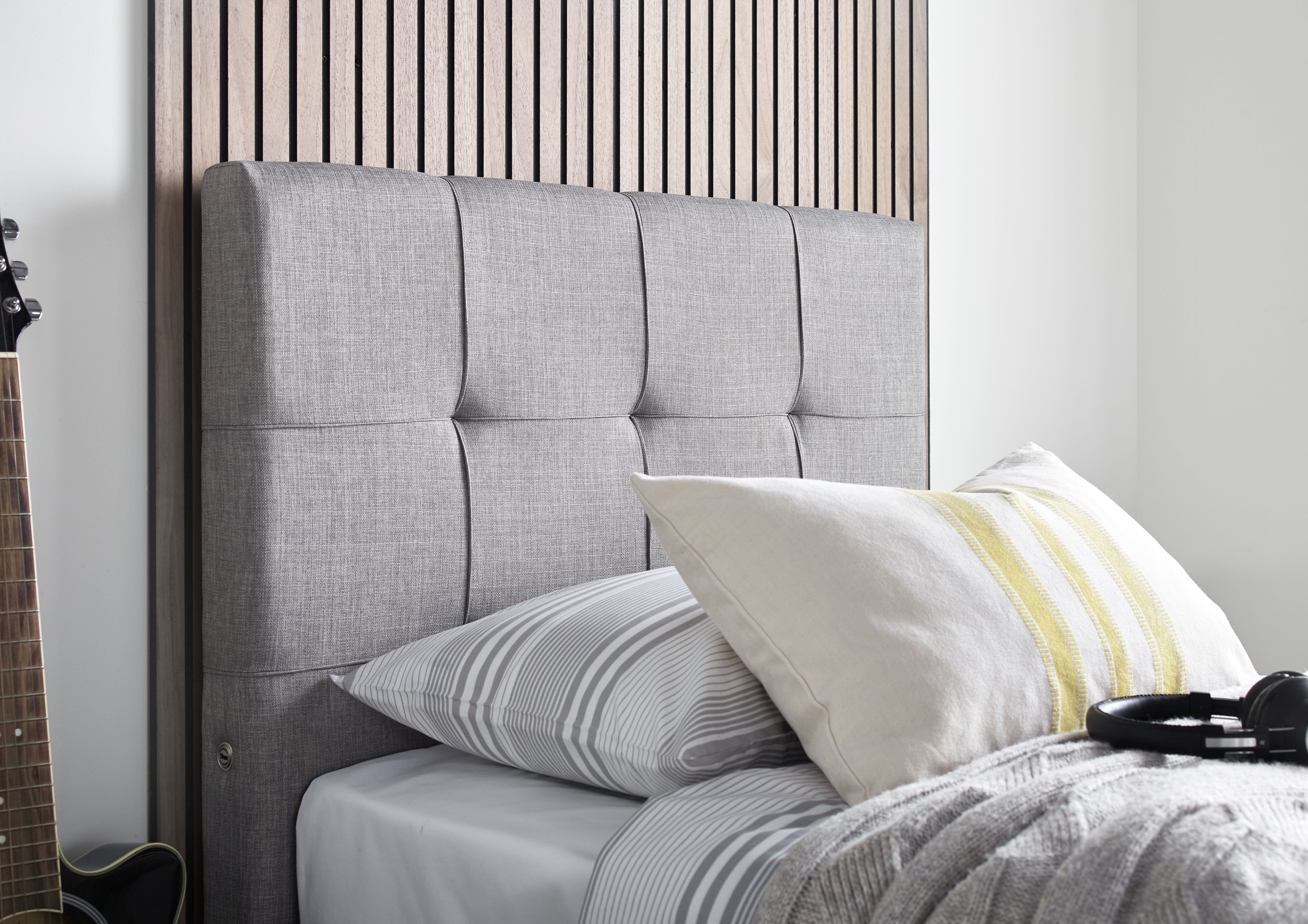 Ex Display Alpha Manual Single TV Bed In Grey + Ex Display Mattress