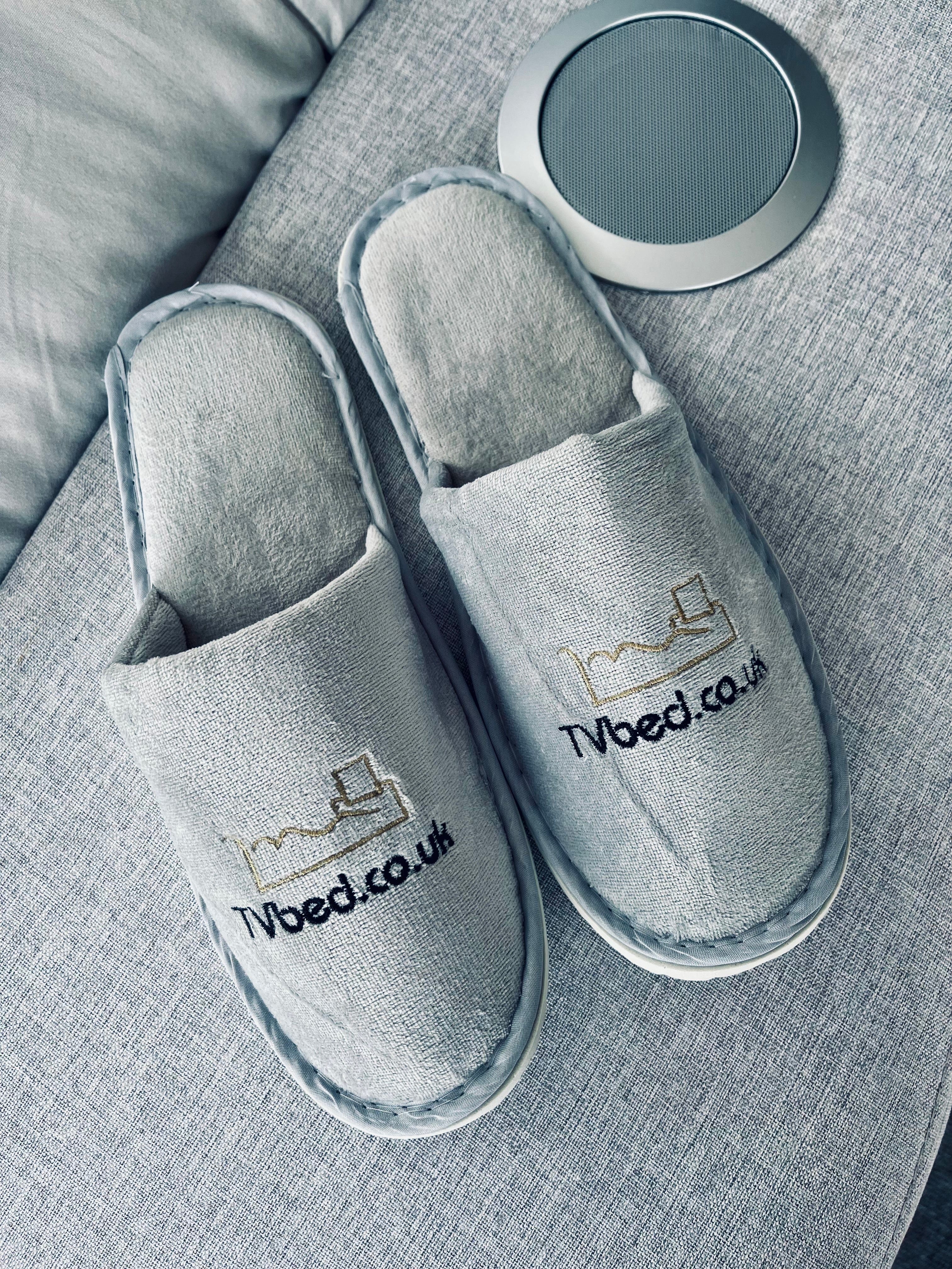 TV Bed Memory Foam Slippers