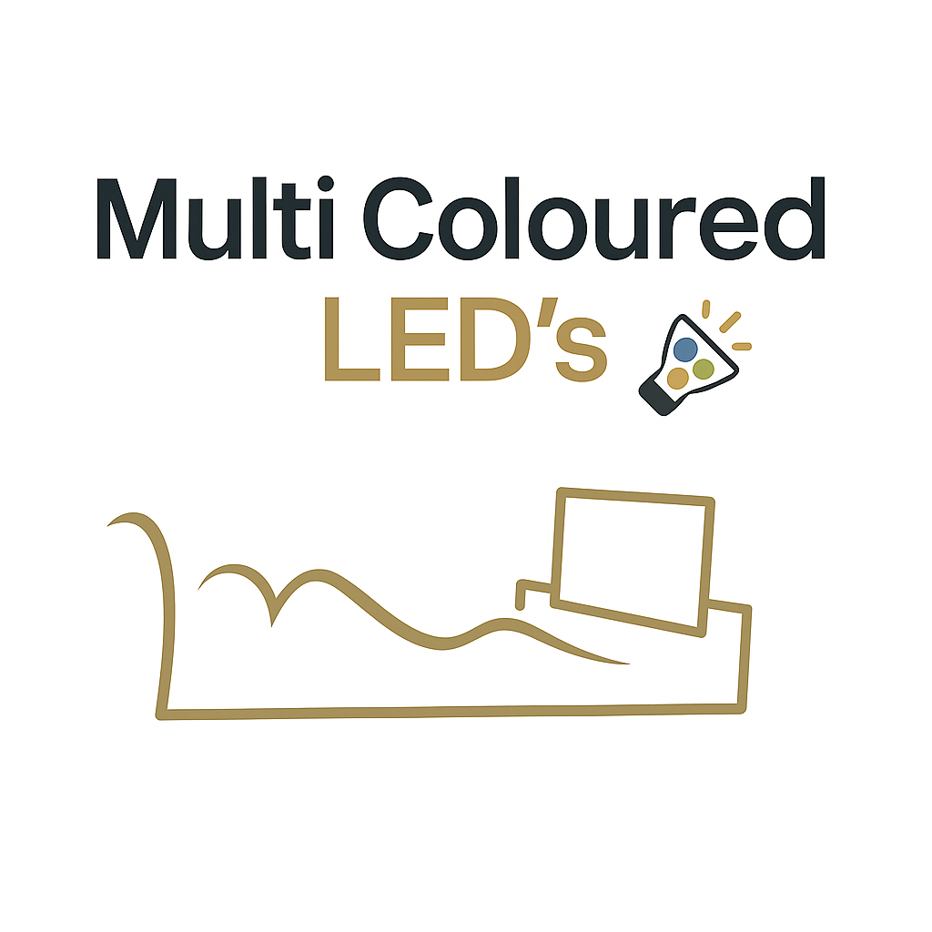 Merlin Side Unit with Wireless Charger & Multi Colour LED's