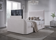 Maddison Ottoman TV Bed in Luxury Cream