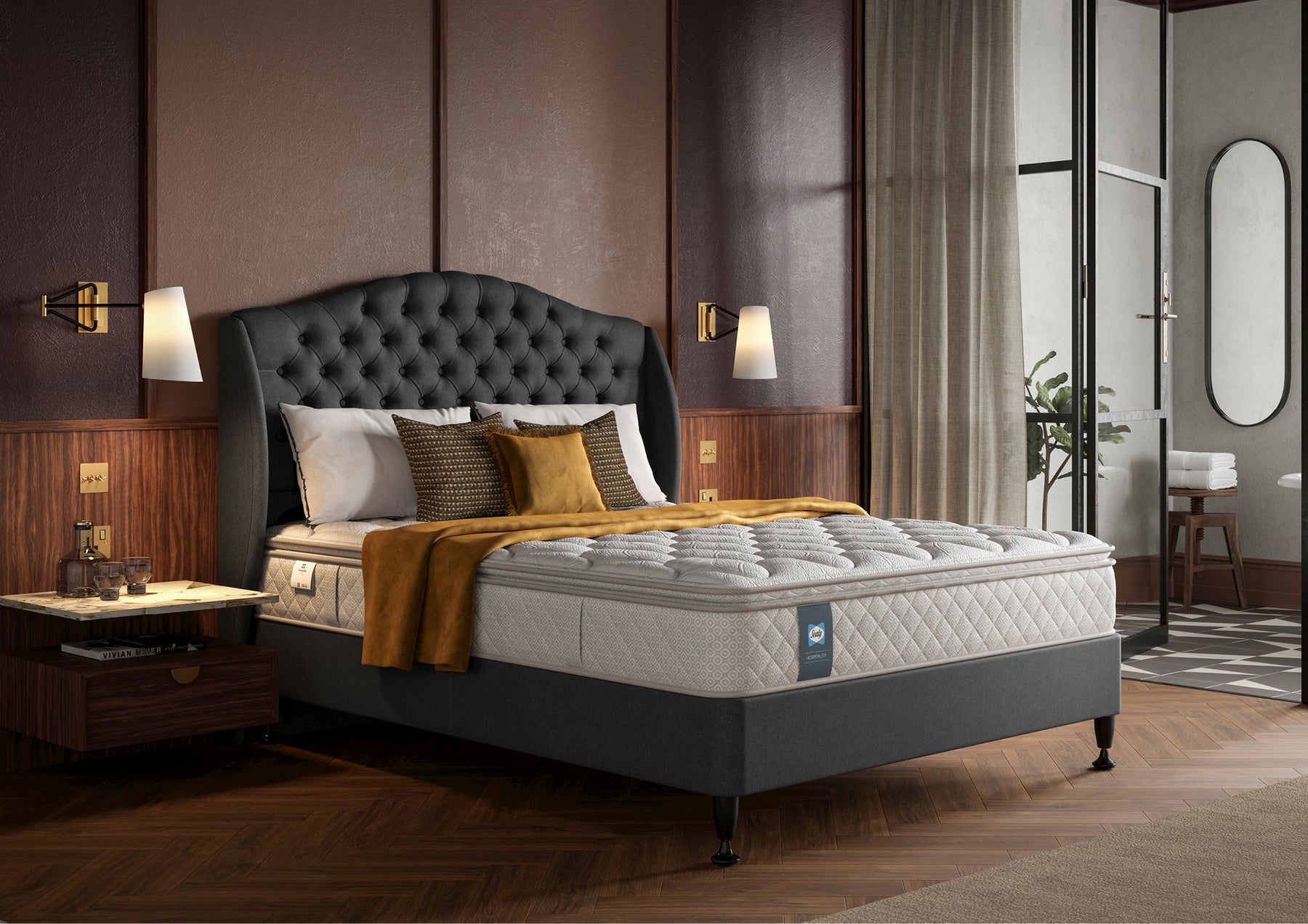 Sealy Majesty Hospitality Mattress TV Bed