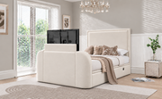 Maddison Ottoman TV Bed in Luxury Cream