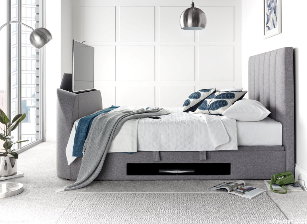 Medway TV Bed Grey