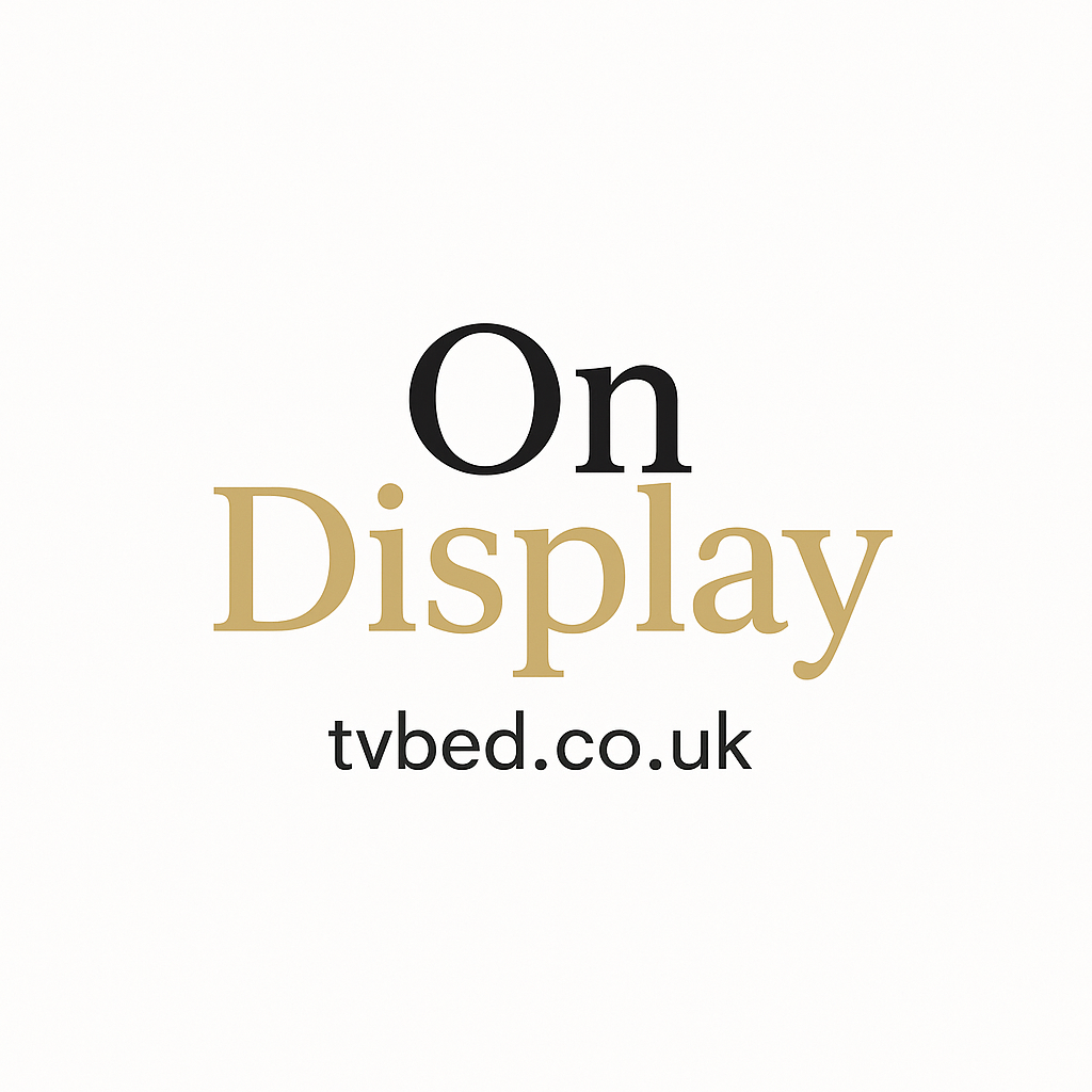 Vogue True Sound 5.1 Ottoman TV Bed in Dusk Fabric