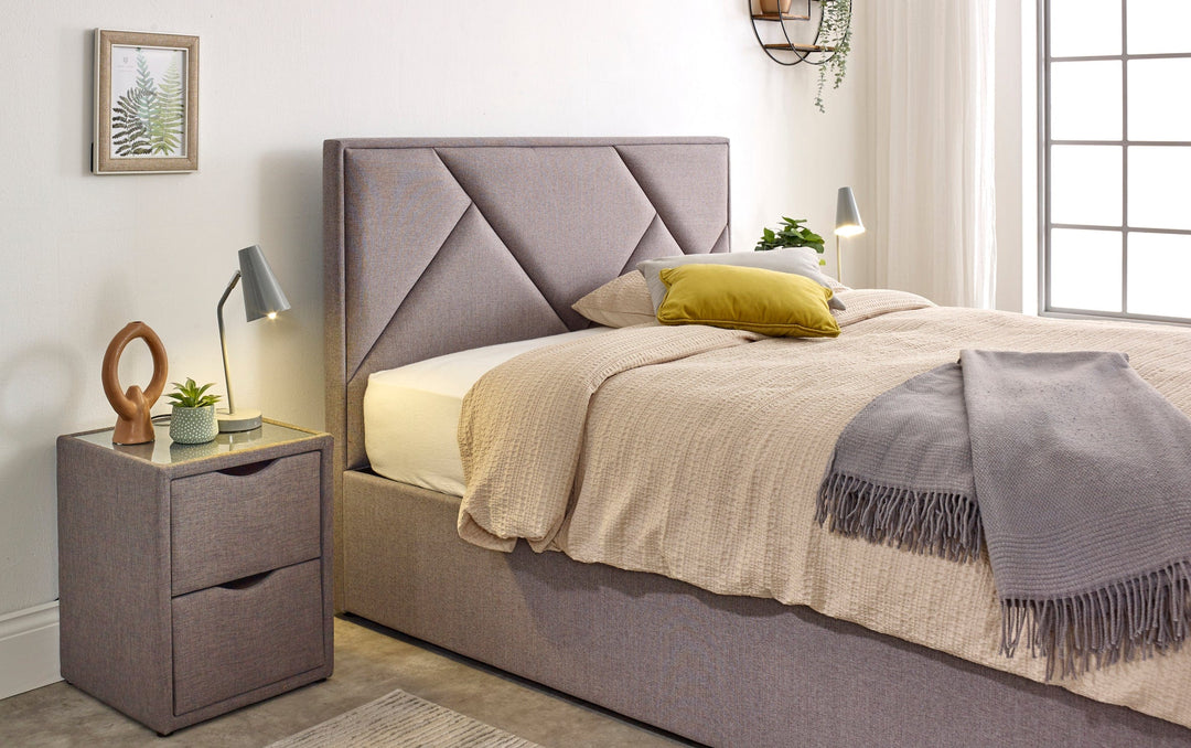 Sigma Ottoman TV Bed in Steel Grey in SUPERKING with 25% OFF (Discount applied at checkout)