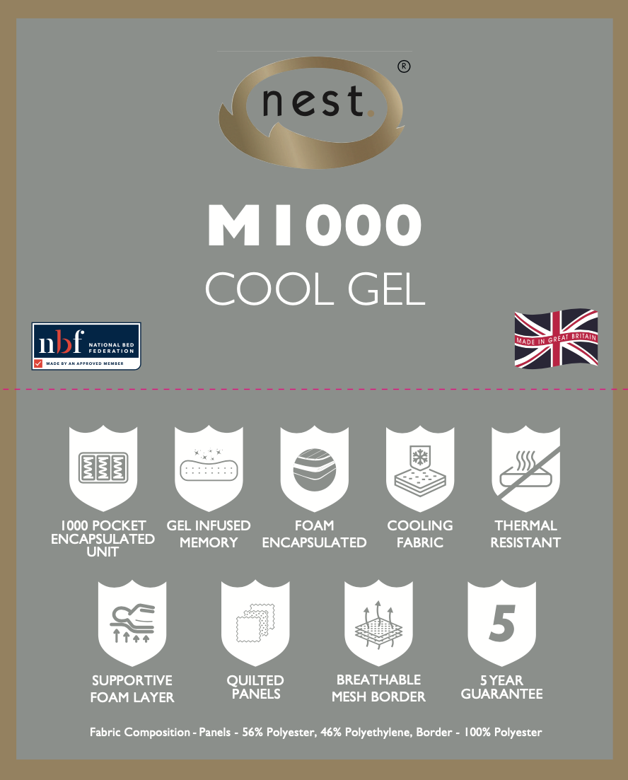 Nest M1000 Cool Gel Mattress