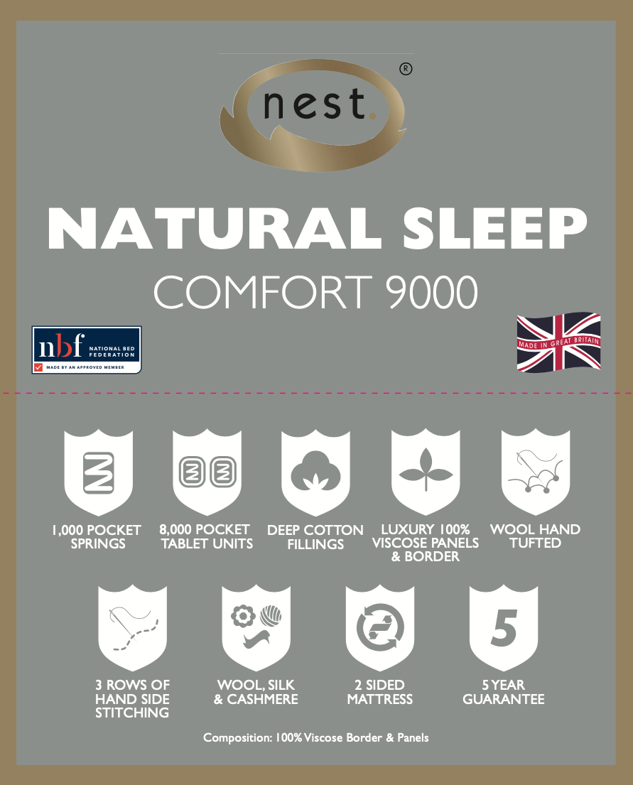 Nest Natural 9000 Mattress
