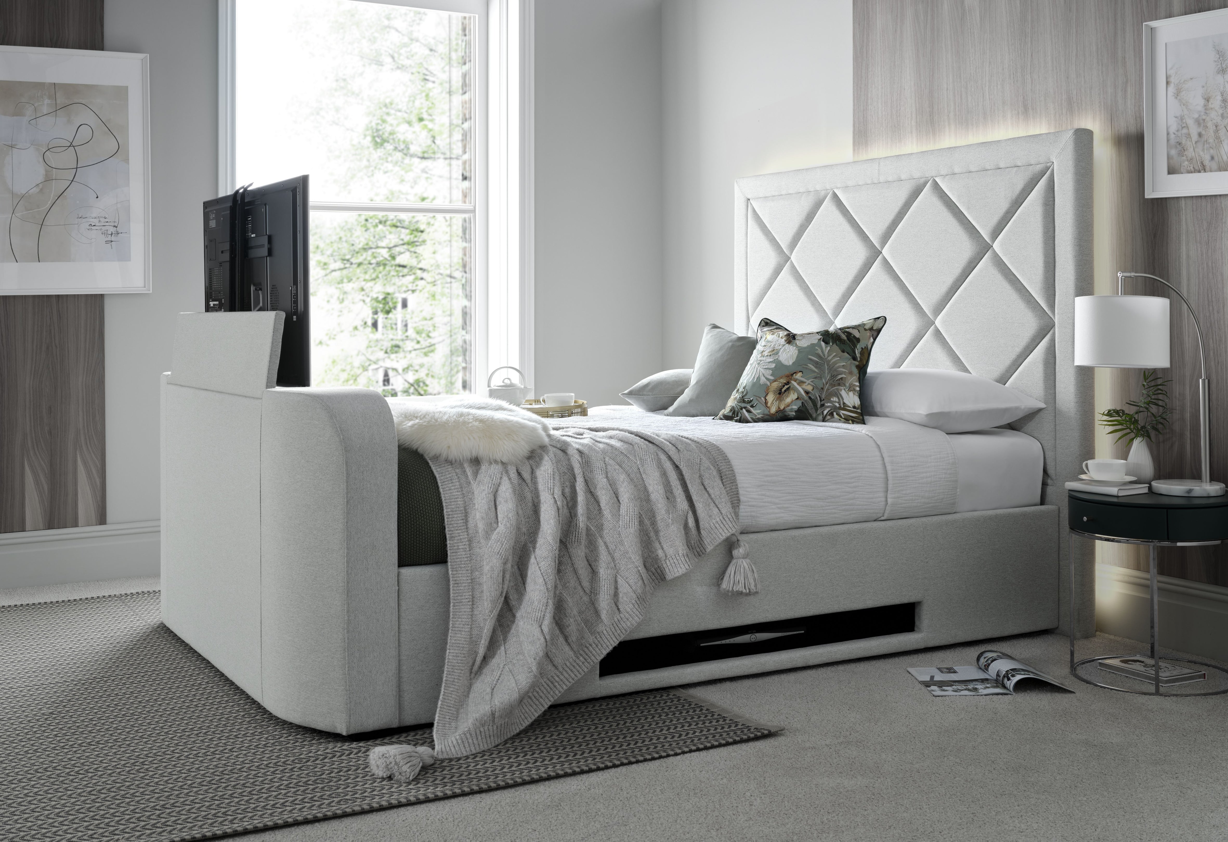 Bed for tv sales