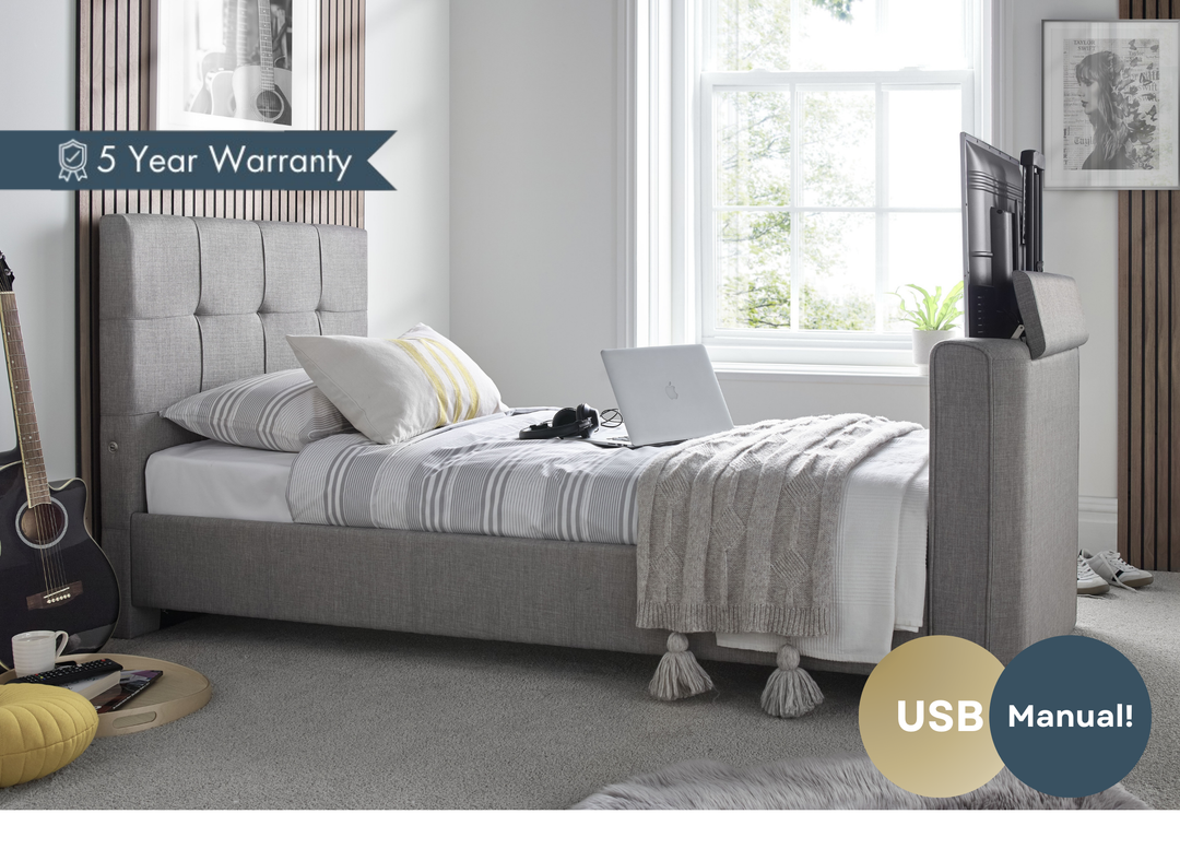 Single TV Bed Frame with Mattress for Sale TV Bed