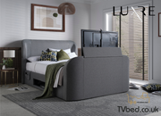 Monarch True Sound 5.1 Ottoman TV Bed in Smoke Grey