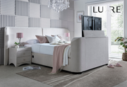 Condor Ottoman TV Bed with 2 Side Units Luxury Cream
