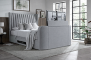 Vogue True Sound 5.1 Ottoman TV Bed in Dusk Fabric