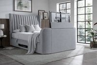 Vogue True Sound 5.1 Ottoman TV Bed in Dusk Fabric