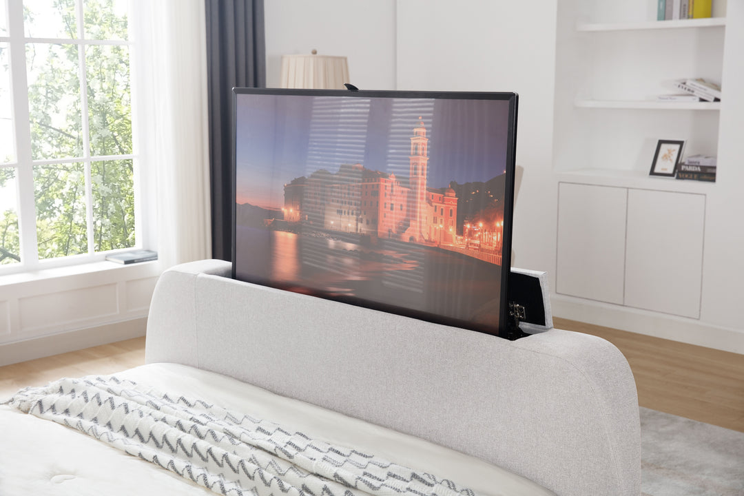 Khush Ottoman TV Bed in Cream with £700 OFF!