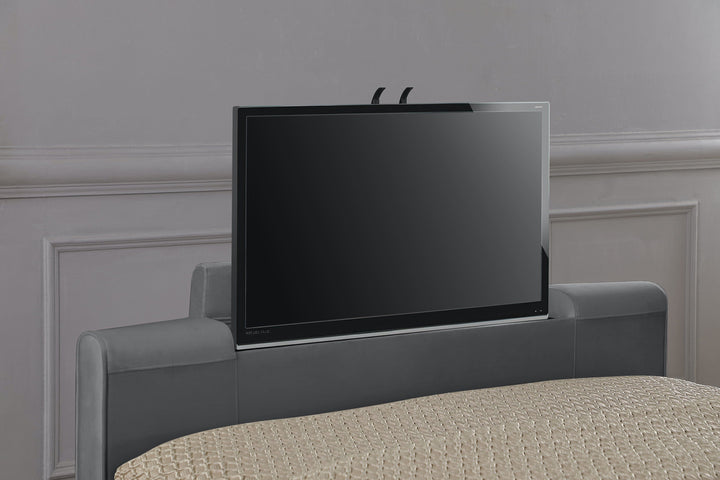 Winchester Grey Velvet Storage TV Bed with 15% OFF (Discount already applied)